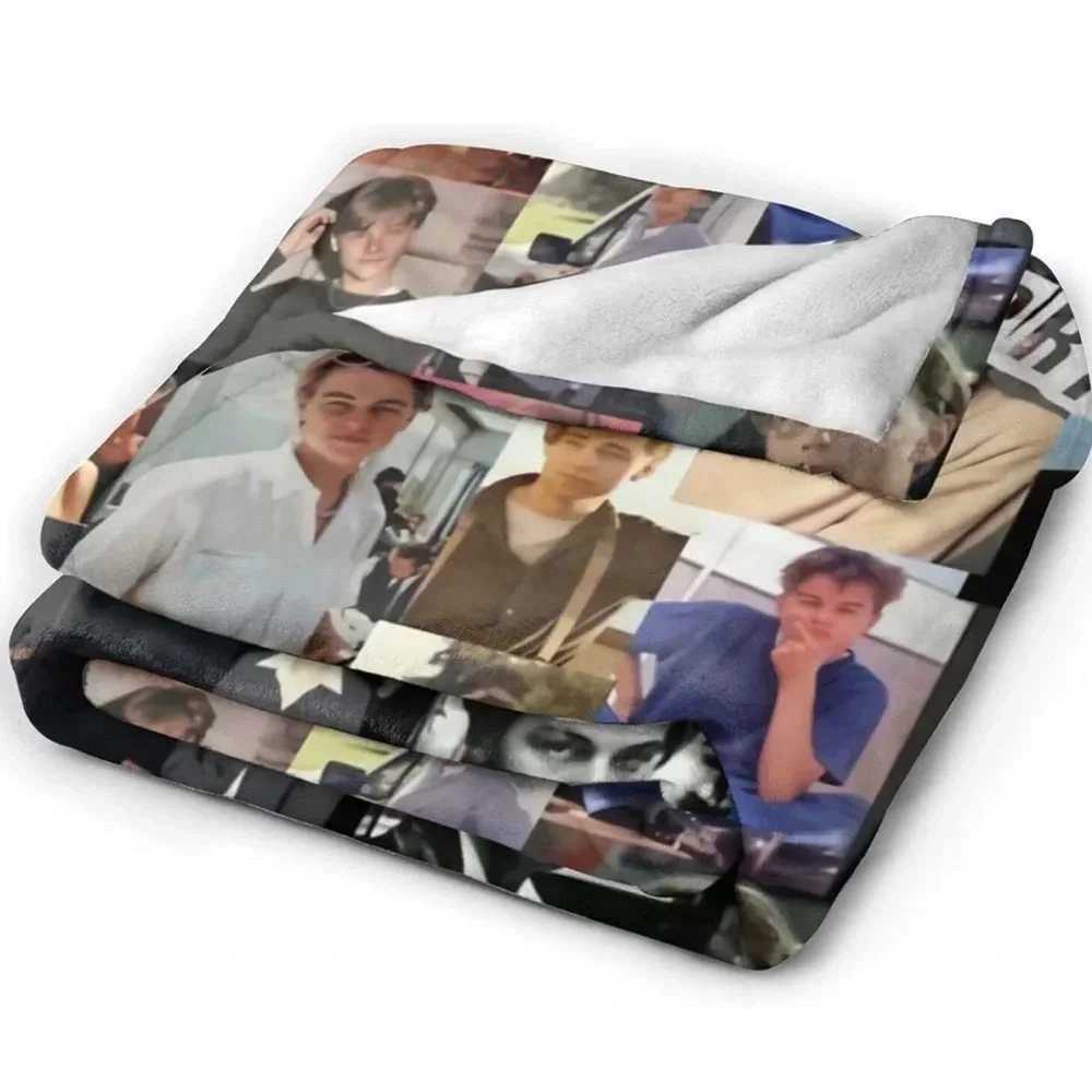 🆕 LEBEE Leonardo Dicaprio Fleece Blanket 40''x50